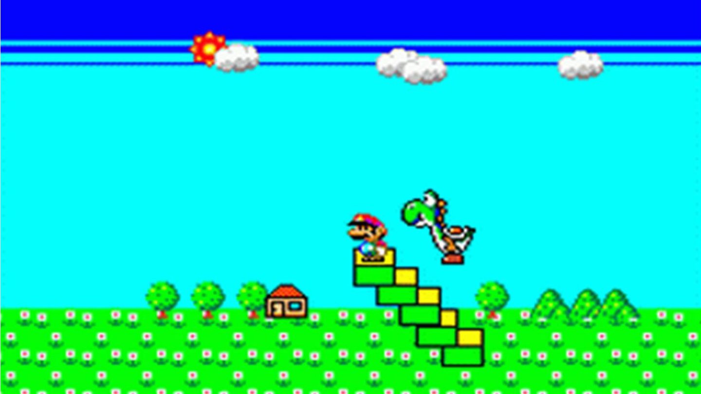 Mario Paint (1992)Mario Paint ist ein SNES-Titel, der die SNES Maus unterstützt und den Spieler als Bob Ross der Retrospiele wirken lässt. Neben Gemälden in 16-Bit-Optic lassen sich im Musik-Modus auch Songs erstellen. Dabei stehen die Icons bekannter Mario-Charaktere für verschiedene Instrumente.