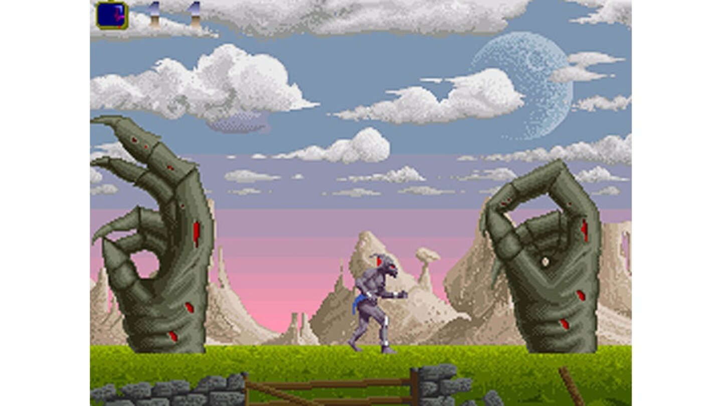 Shadow of the BeastReflections bringt mit Shadow of the Beast den wohl größten Grafikblender der Amiga-Geschichte heraus: Das 2D-Actionspiel nutzt zahlreiche Programmiertricks, um der Commodore-Hardware Dinge zu entlocken, die eigentlich unmöglich sein sollten. Ob Farbpalette, Sprite-Anzahl oder Scrolling-Ebenen – das Fantasy-Spektakel ist eine Demonstration der Fähigkeiten der späteren Driver-Macher. Wen kümmert es da, dass spielerisch nur Durchschnitt geboten wird? 2015 will Sony ein modernes Reboot der Reihe auf der PS4 veröffentlichen.
