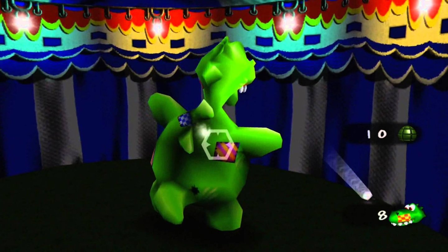 Banjo-Tooie (ab 2000)Auch das beliebte Duo Banjo und Kazooie kommt nicht um eine Meet-and-Greet mit den Urzeitechsen herum. Im 2000 erschienen Plattformer Banjo-Tooie landen sie in einem Level im Terridaktylusland wo der Spieler sogar selbst in einen Dino verwandelt wird. Später ist dann auch noch Herr Flicken als zusammengeflickter-T-Rex-Bossgegner mit von der Partie.