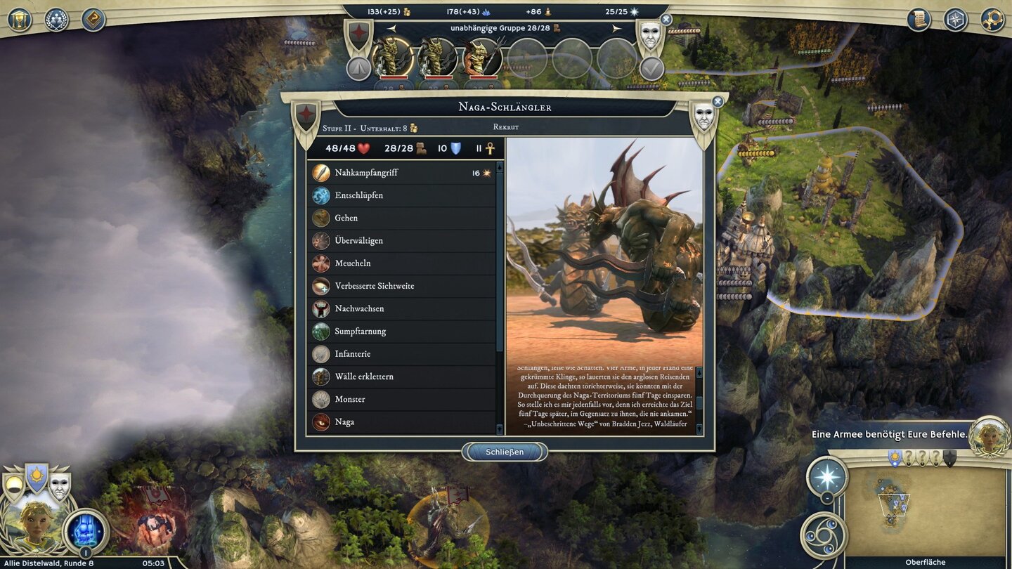 Age of Wonders 3: Golden RealmsNicht nur bei Heroes: Die Nagas kommen.