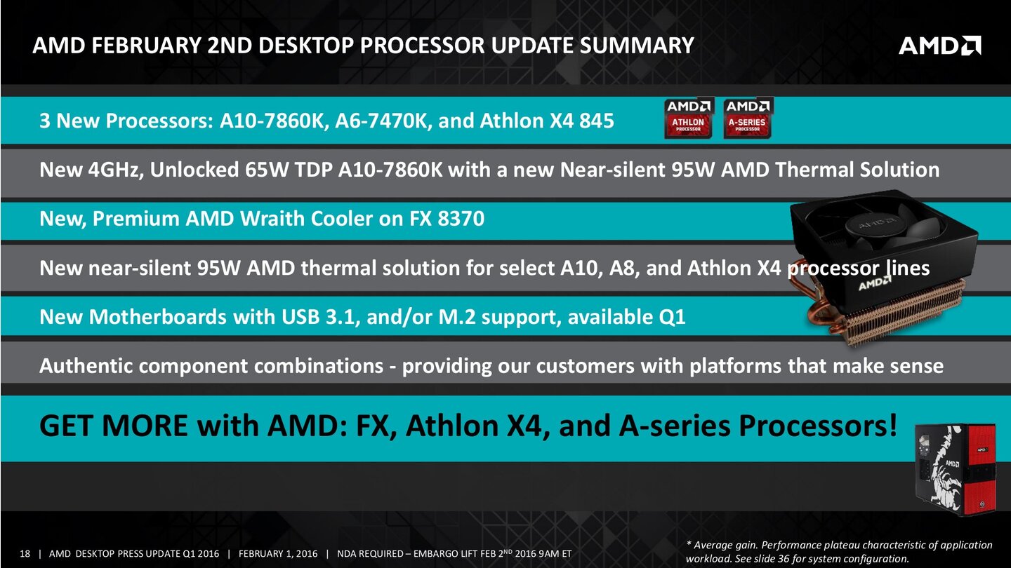 AMD Feb2 Desktop Processor Update - PRESS DECK 18