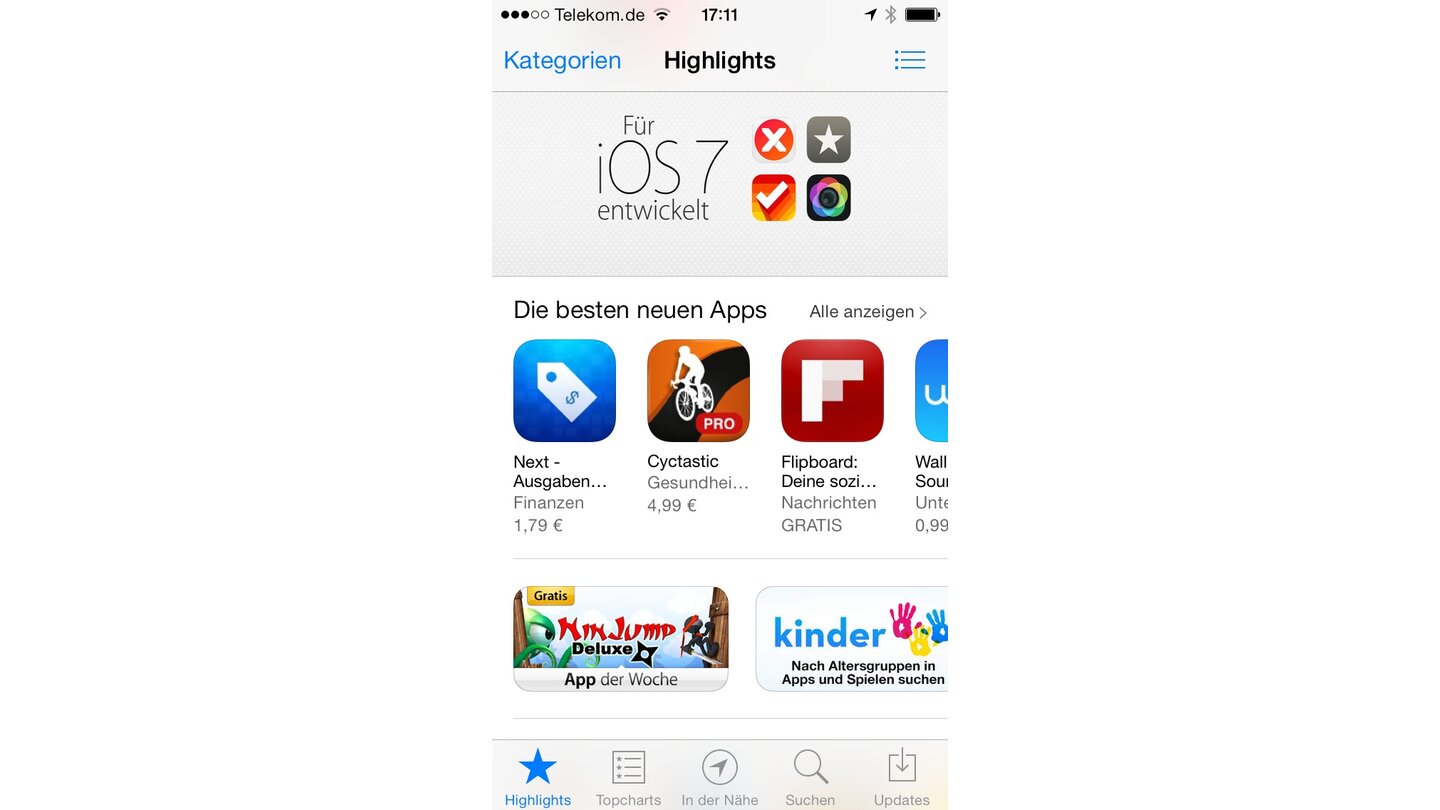 Apple iOS 7 App Store