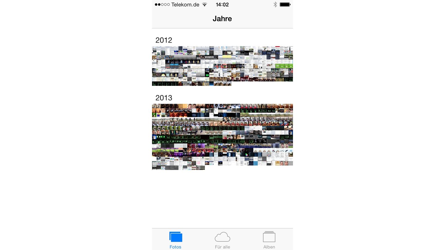 Apple iOS 7 Fotos
