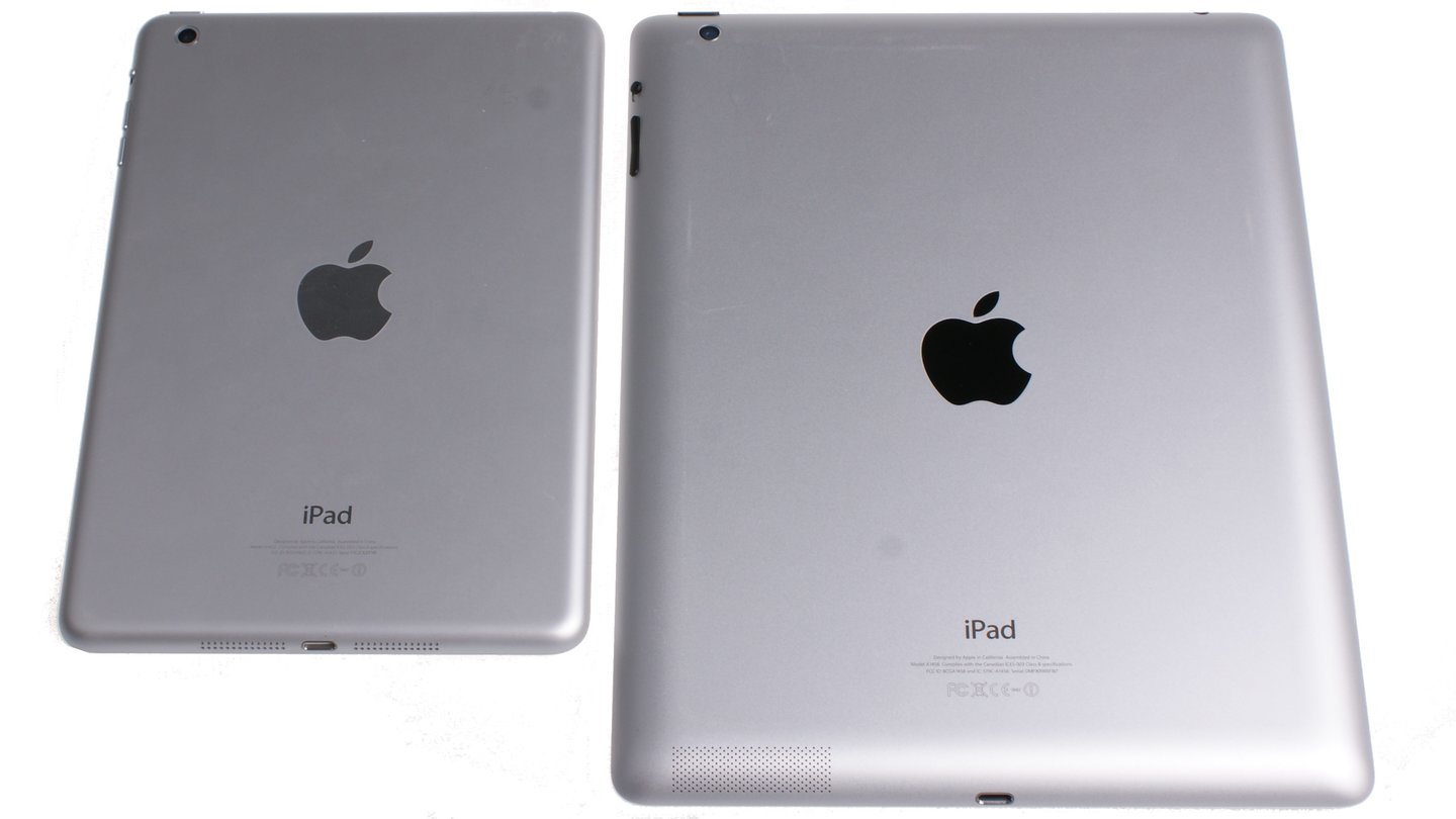 Zudem ist das iPad Mini mit 7,2 mm etwas dünner als ein iPad 4 mit 9,4 mm.