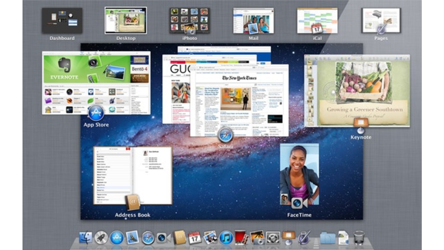 Apple Mac OS X Lion Mission Control