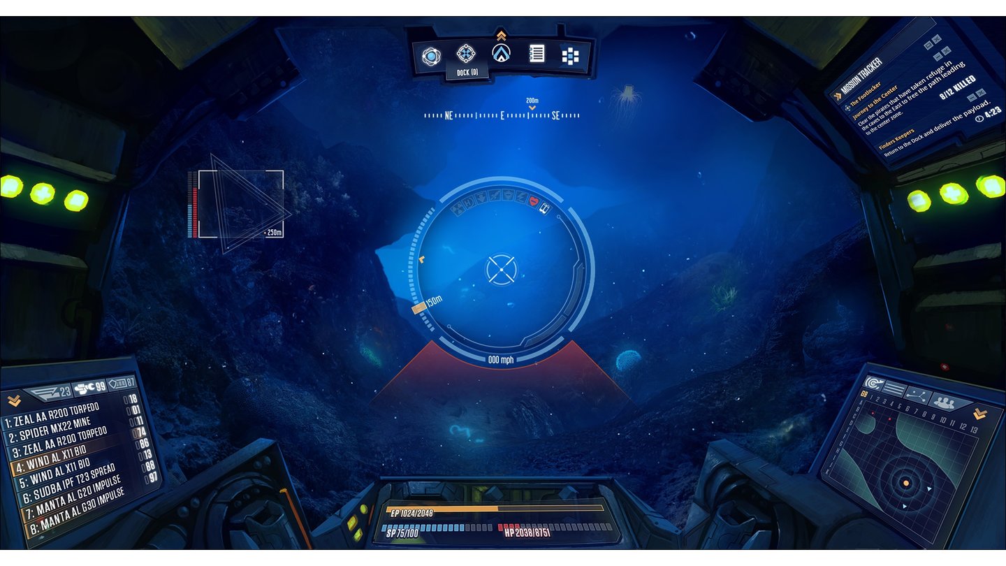 Aquanox: Deep Descent - Alpha-Screenshots