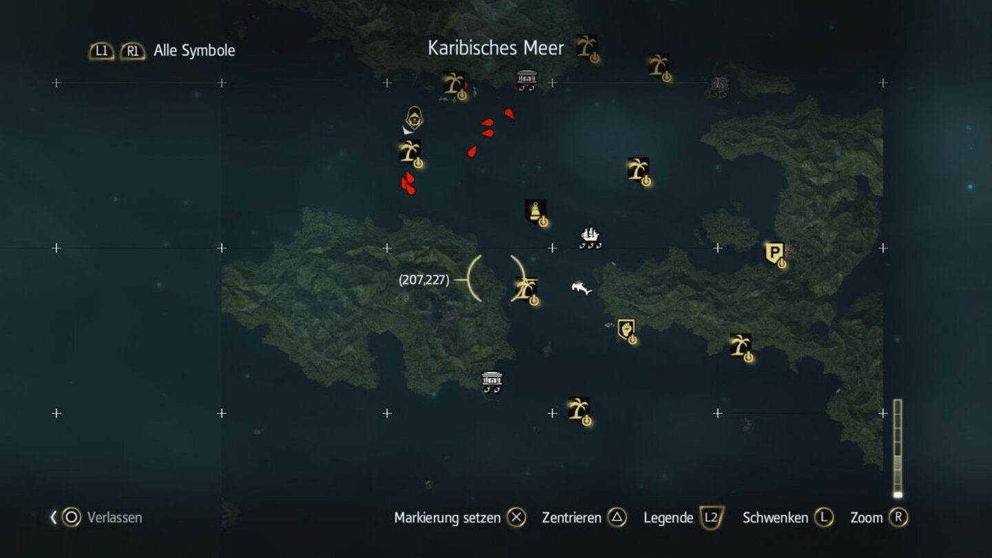 Assassin's Creed 4: Black Flag - Schrei nach FreiheitDie Welt die wir erkunden ist deutlich kleiner, jedoch gibt jede Menge zu tun. [PS4]