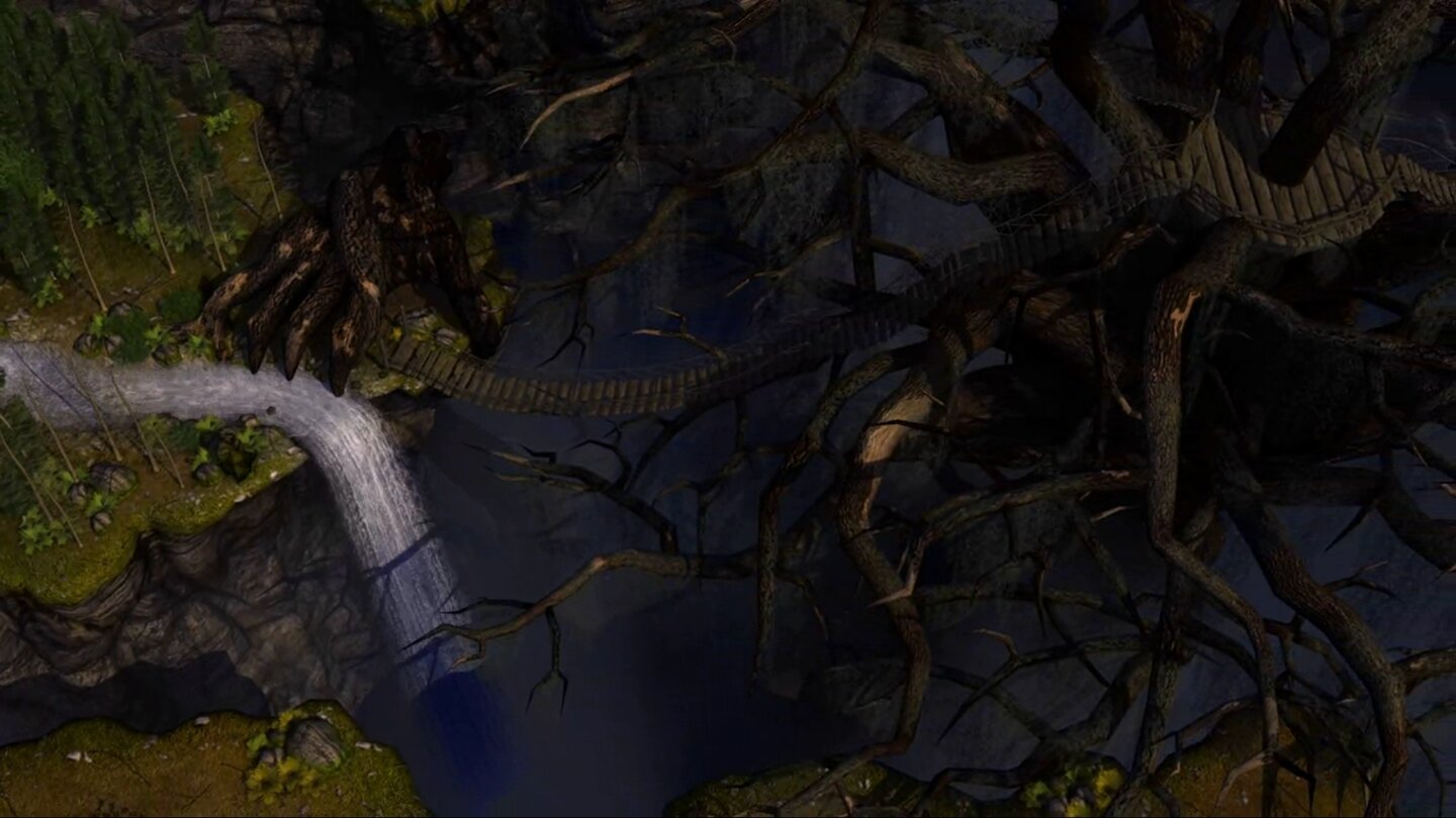 Baldur's Gate 2: Enhanced EditionNeue Zwischensequenzen bestehen meist aus Kamerafahrten über die neuen Gebiete.