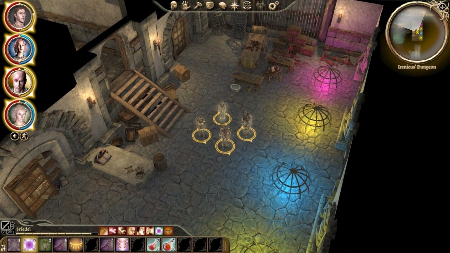 Dragon Age: Origins - Baldur's Gate 2 ReduxIn jeder Ecke des Irenicus-Dungeons finden wir neue optische Spielereien und nett anzusehende Details.