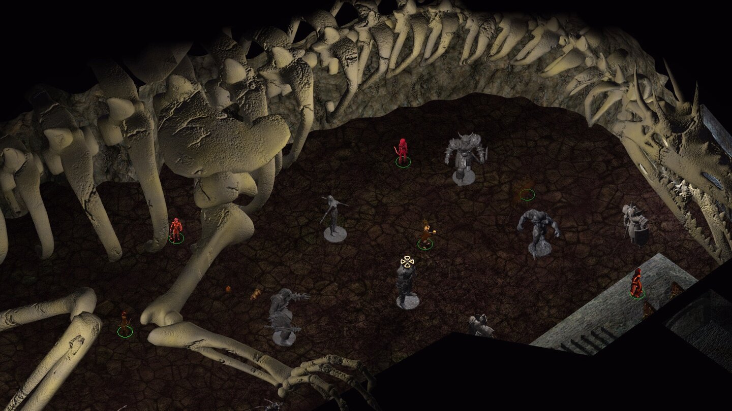 Baldur's Gate SagaDieser Monsterdrache ist tot und bleibt tot – was aber nicht für alle Statuen in Durlags Turm gilt.