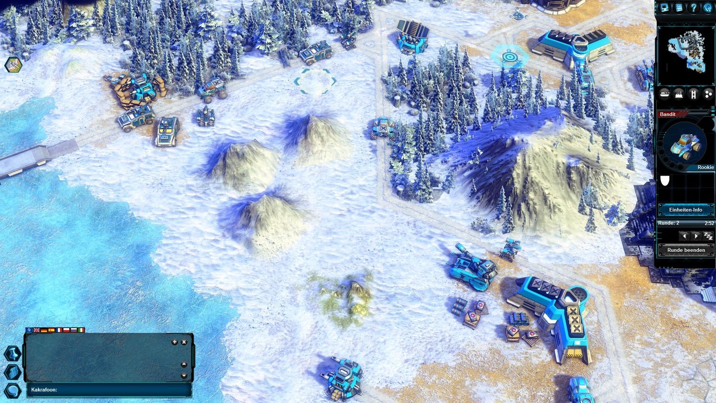 Battle Worlds: Kronos - Screenshots aus der Beta 2Auf Straßen kommen alle Einheiten deutlich schneller voran.