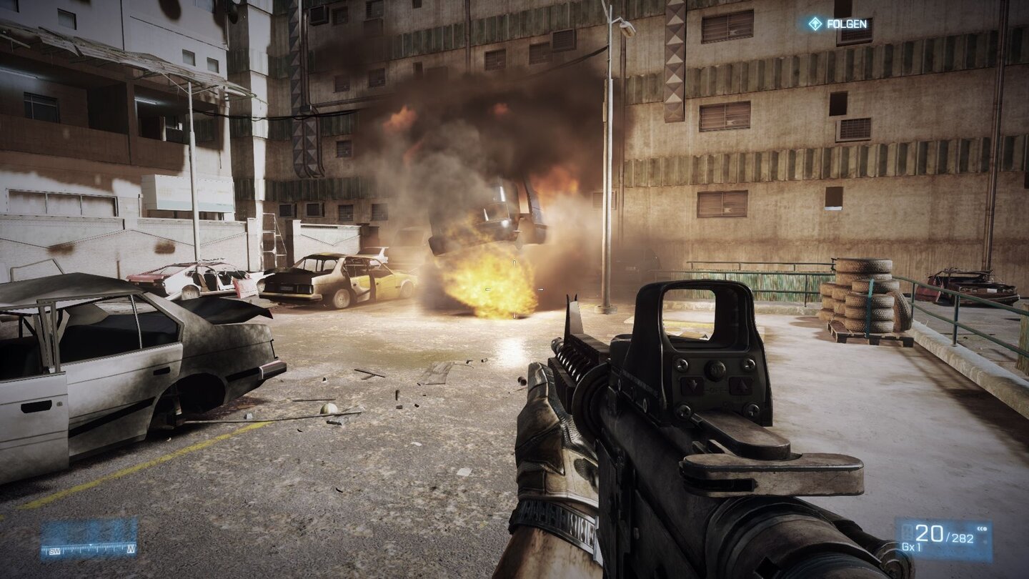 Explosionen in Battlefield 3