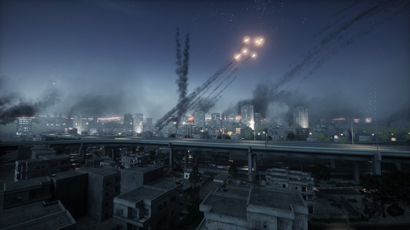 Battlefield 3Ein Foto der Skyline der Stadt lieferte die ursprüngliche Idee zu Tehran Highway.