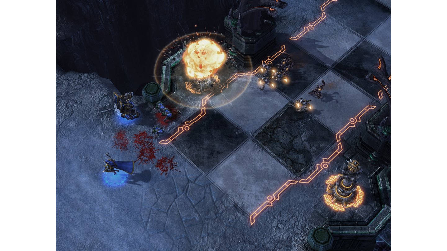 Blizzard DotA: Muradin und lyvana zerstören einen Feindtower