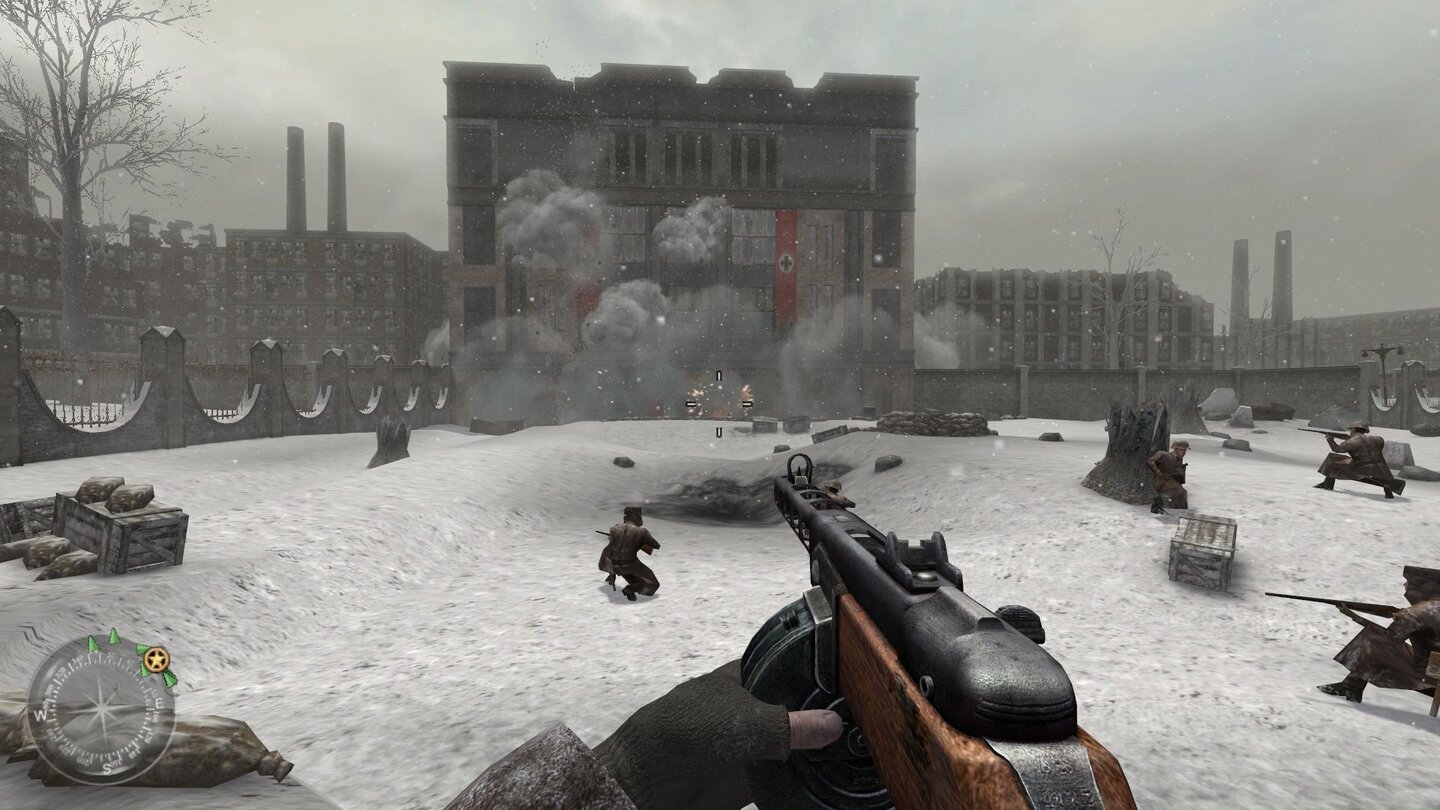 Explosionen in Call of Duty 2