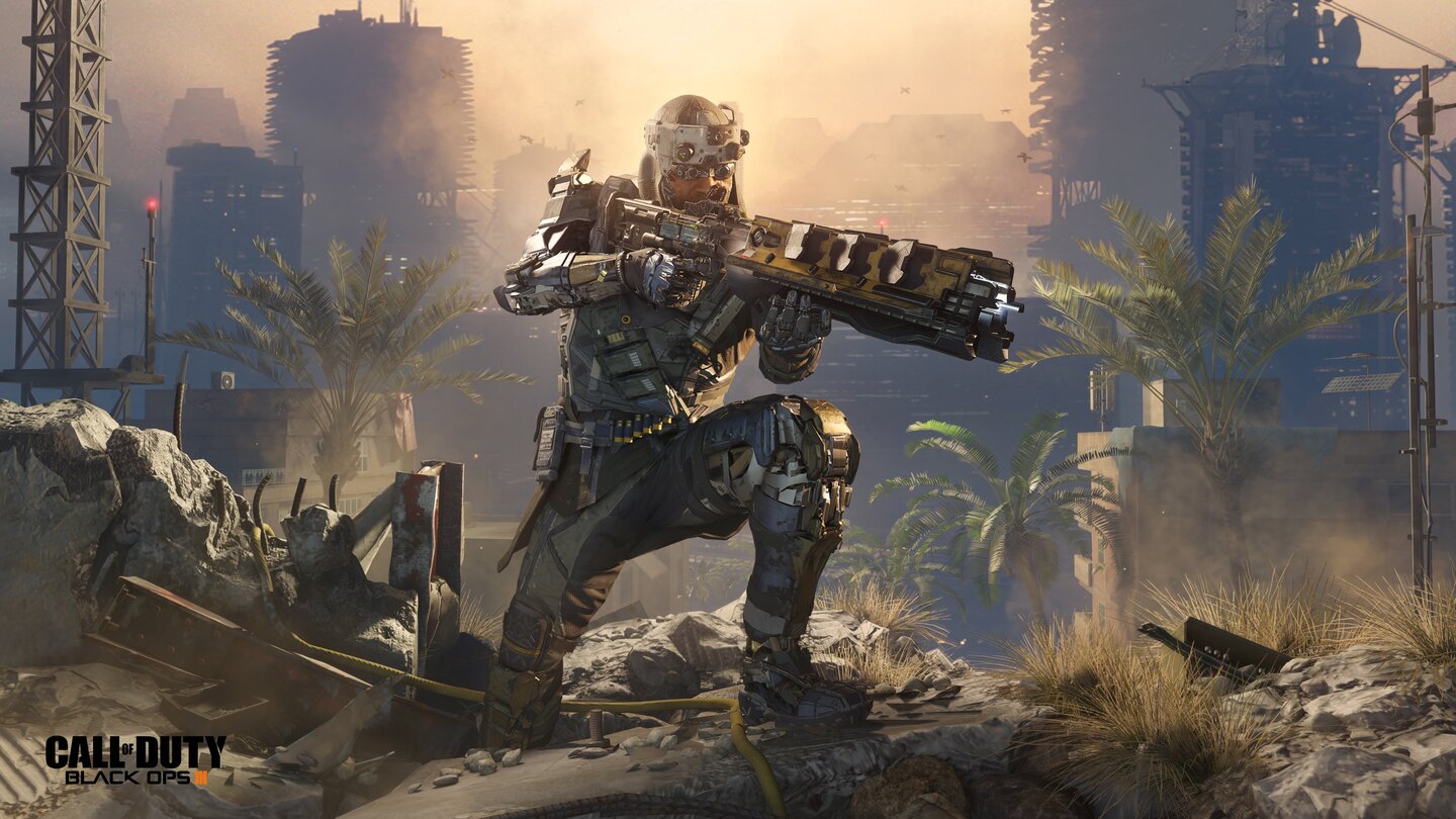 Call of Duty: Black Ops 3Jedes Jahr die gleiche öde Ballerbude? Von wegen! Call of Duty: Black Ops 3 macht einiges anders als seine Vorgänger. Der mittlerweile zwölfte Teil der Shooter-Serie bietet erstmals nicht nur eine, sondern gleich zwei umfangreiche Kampagnen, die insgesamt rund 16 Stunden unterhaltsame Popcorn-Action bieten. Somit lohnt sich der Kauf auch für Solospieler, zumal die clever erzählte Geschichte rund um Cyber-Soldaten, die Informationen direkt ins Gehirn gespielt bekommen, ungewöhnlich viel interpretativen Freiraum lässt und zum Nachdenken anregt. Das Beste: Beide Kampagnen sind kooperativ im Splitscreen oder online mit bis zu drei Kollegen spielbar. Obendrein sorgt der fordernde Vierspieler-Zombiemodus für stundenlange Unterhaltung. Treyarch hat jedoch auch am Mehrspielermodus geschraubt - neun verschiedene Spezialistenklassen sowie das neue Bewegungssystem bringen Würze in die Gefechte. Somit ist Black Ops 3 nicht nur das umfangreichste Call of Duty, sondern auch eines der besten der Serie.