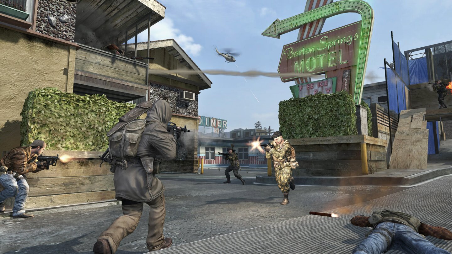 Call of Duty: Black Ops - Escalation-DLC: Screenshot von der Map Convoy