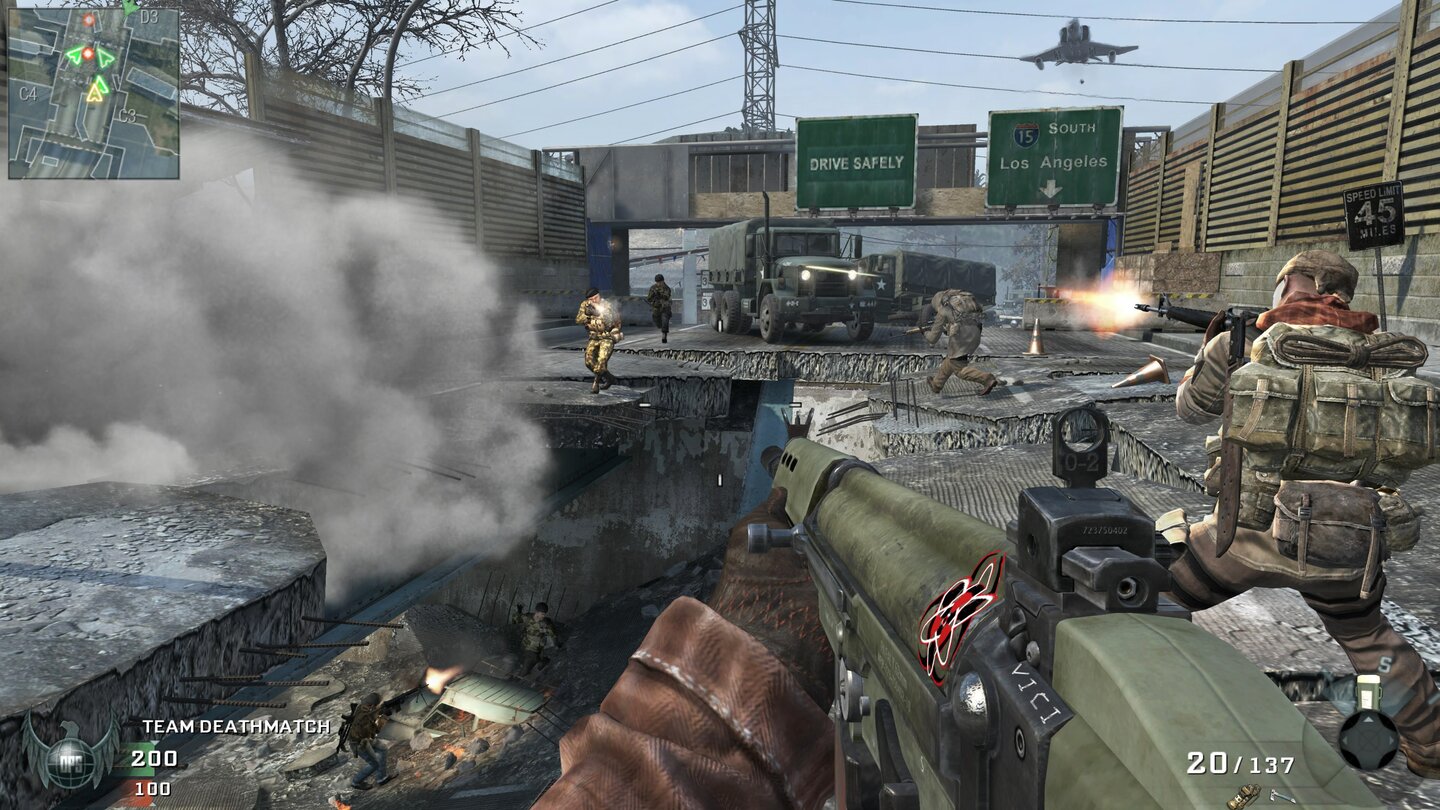Call of Duty: Black Ops - Escalation-DLC: Screenshot von der Map Convoy