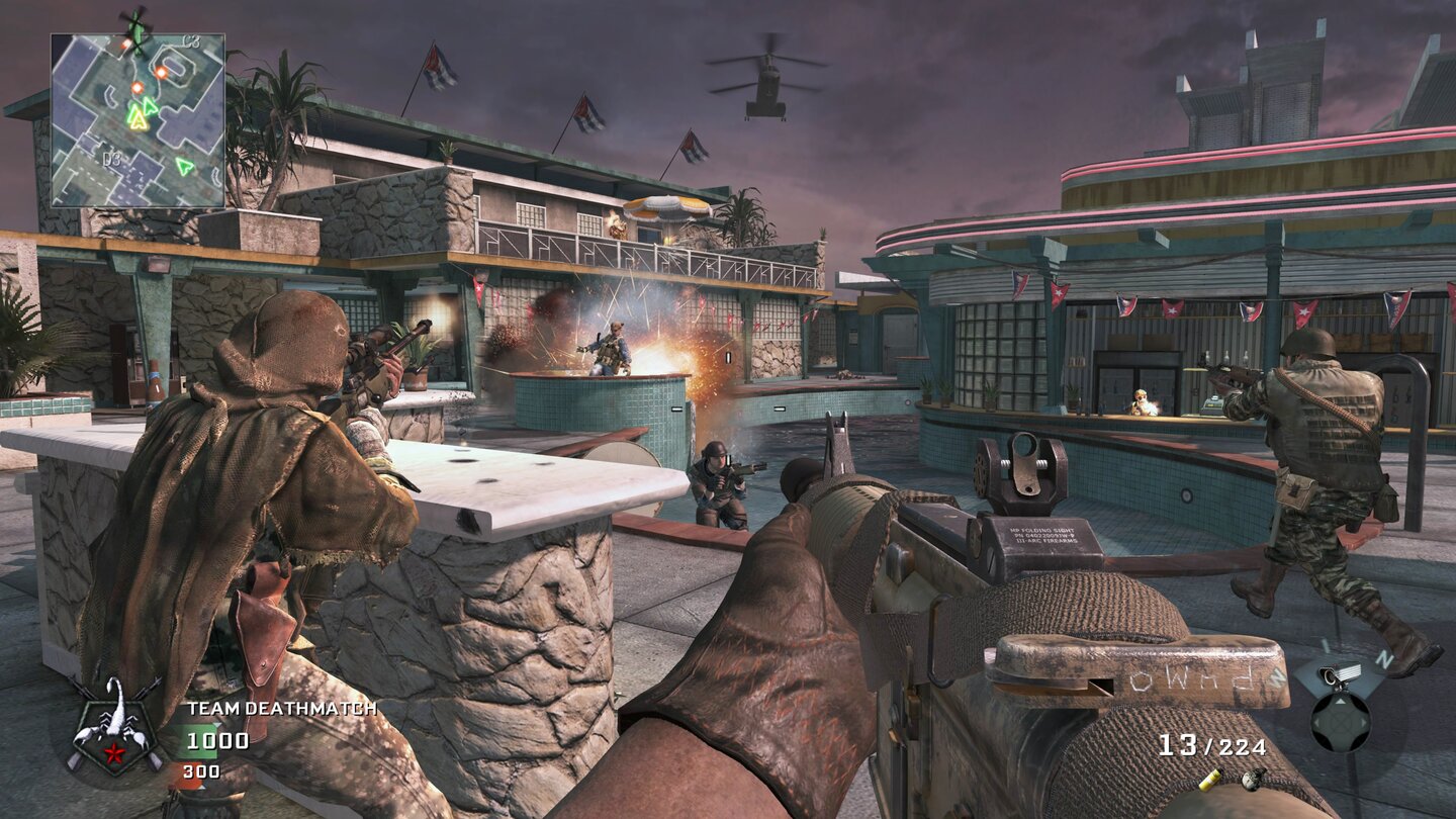 Call of Duty: Black Ops - Escalation-DLC: Screenshot von der Map Hotel