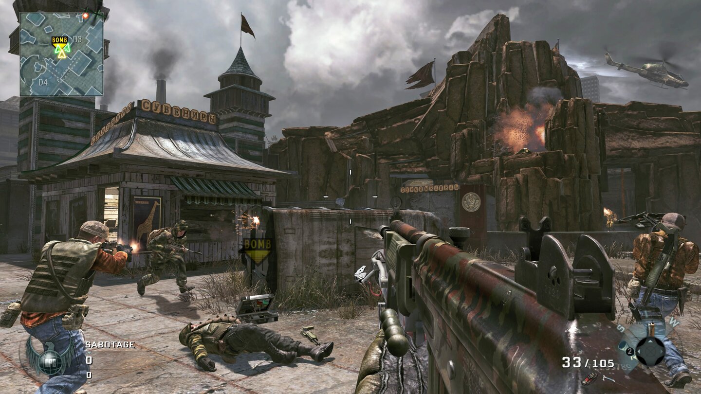 Call of Duty: Black Ops - Escalation-DLC: Screenshot von der Map Zoo
