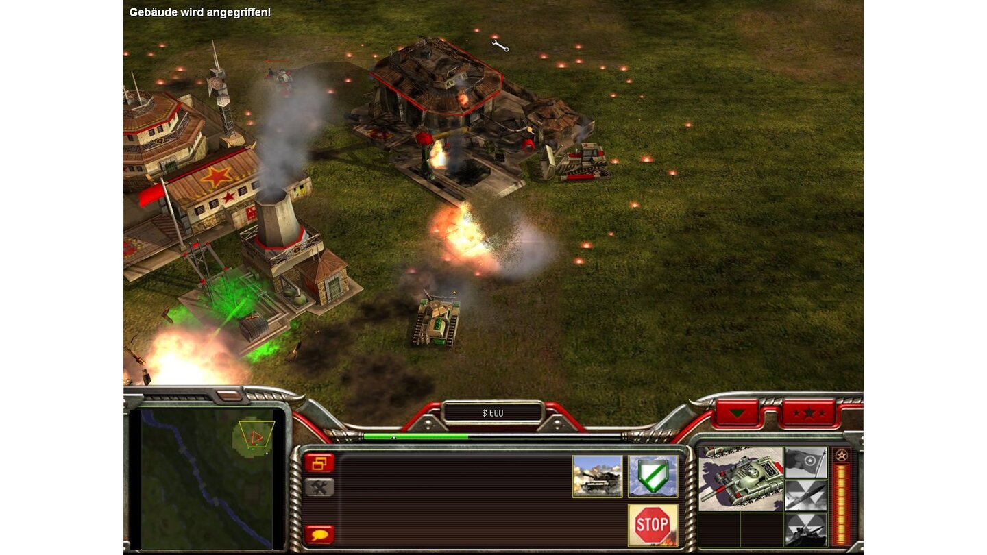 Explosionen in Command & Conquer: Generäle