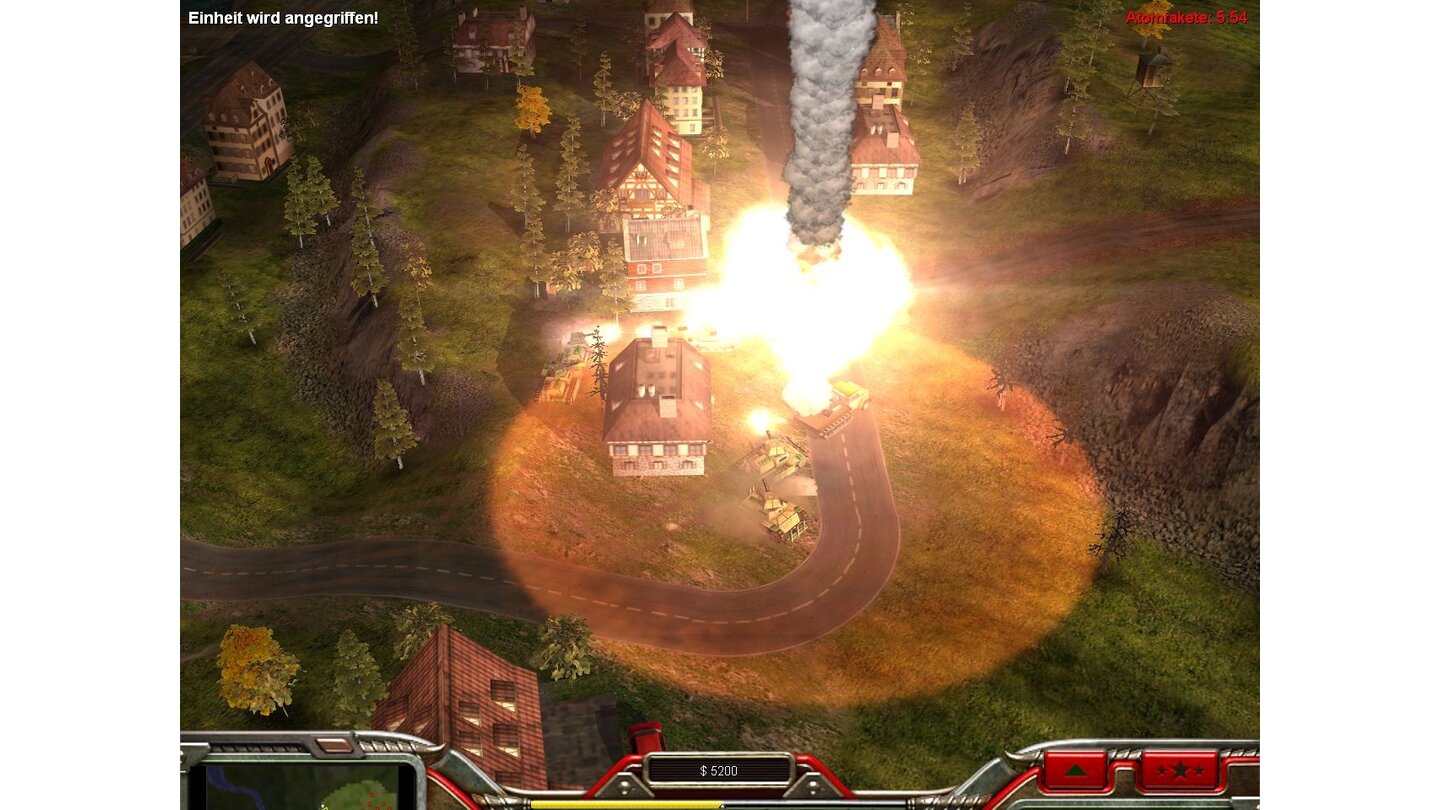 Explosionen in Command & Conquer: Generäle