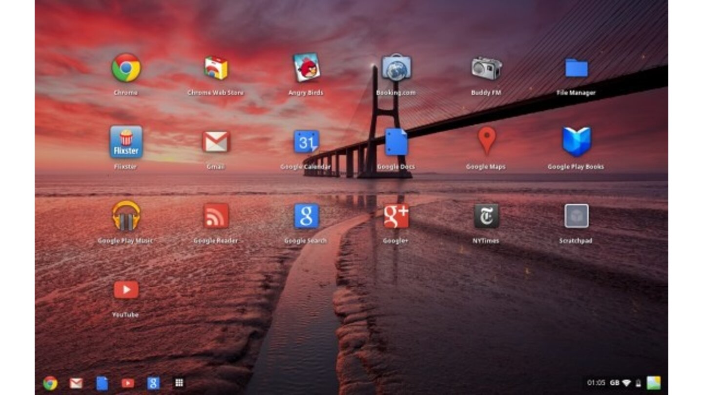 Chrome OS mit Aura