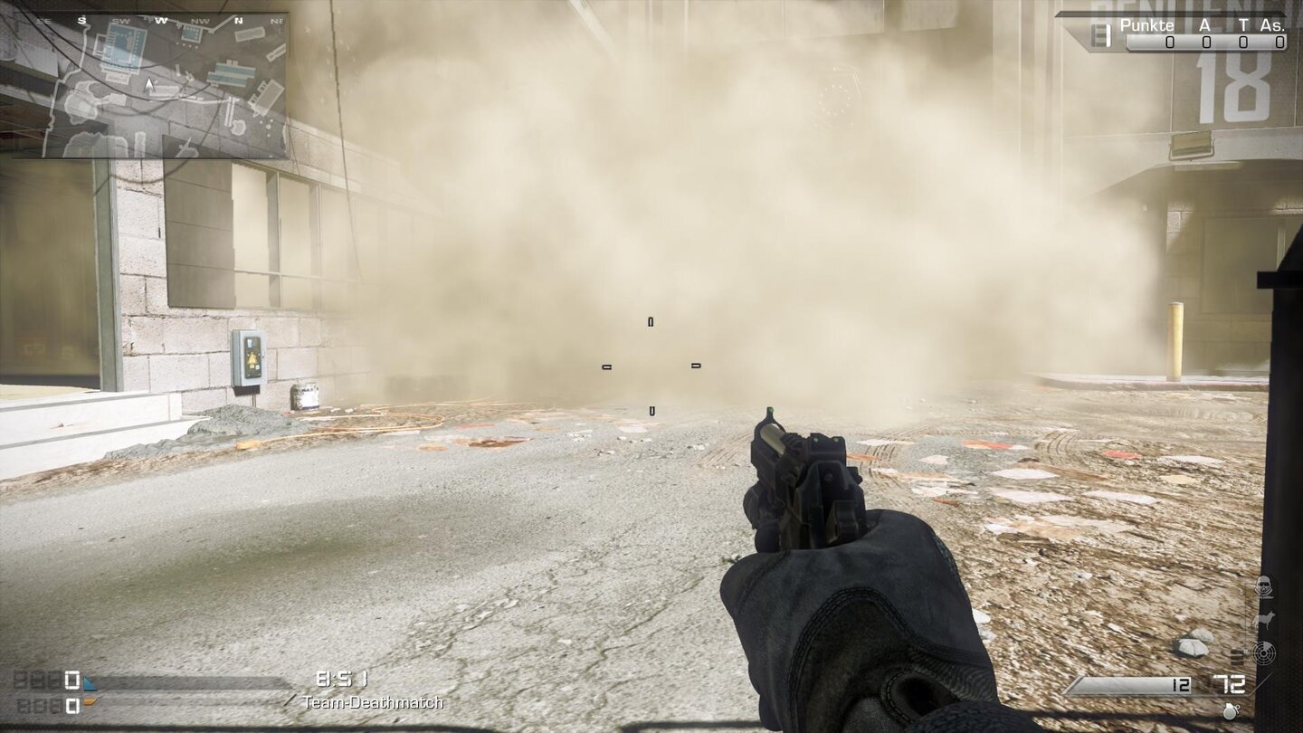 Neben der Fell-Simulation von Nvidia fand auch PhysX den Weg in Call Of Duty: Ghosts. Hier zeigen sich einmal mehr die typischen Rauch- und Nebeleffekte, die zur optischen Verbesserung der zahlreichen Explosionen dienen.