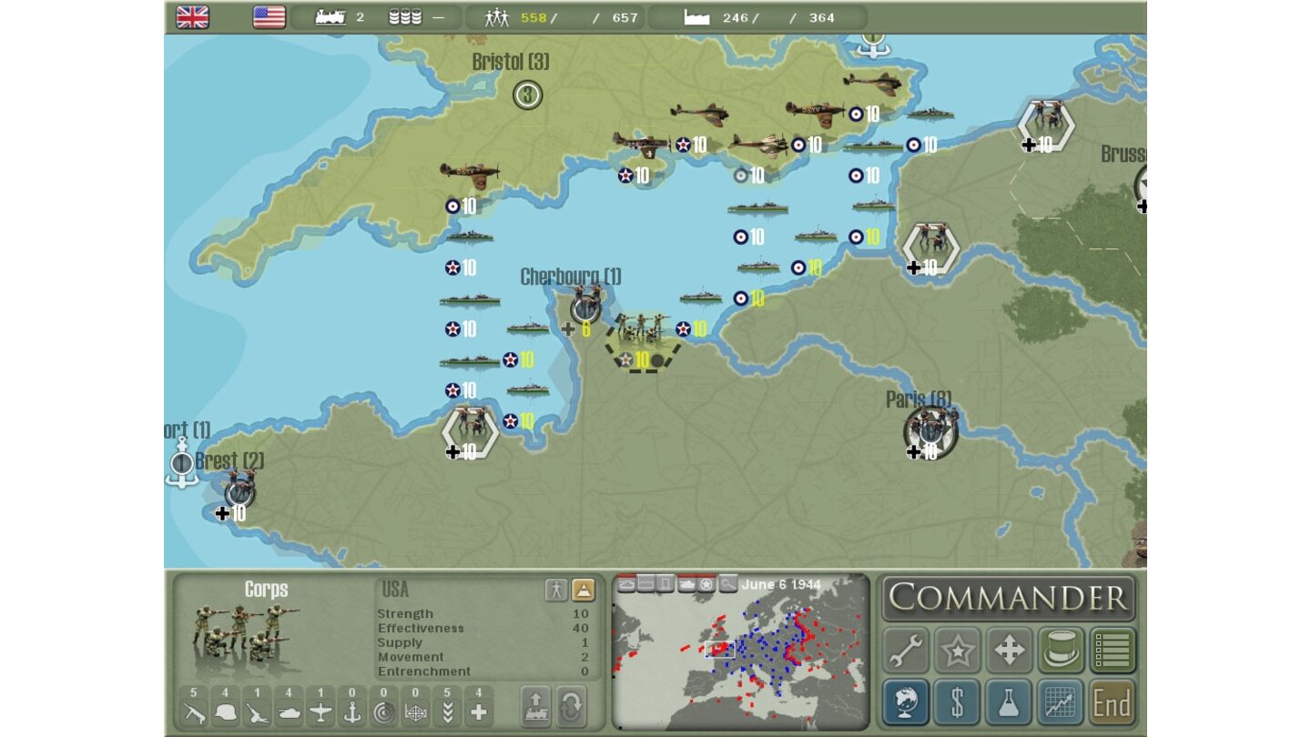 Commander Europe at War 2