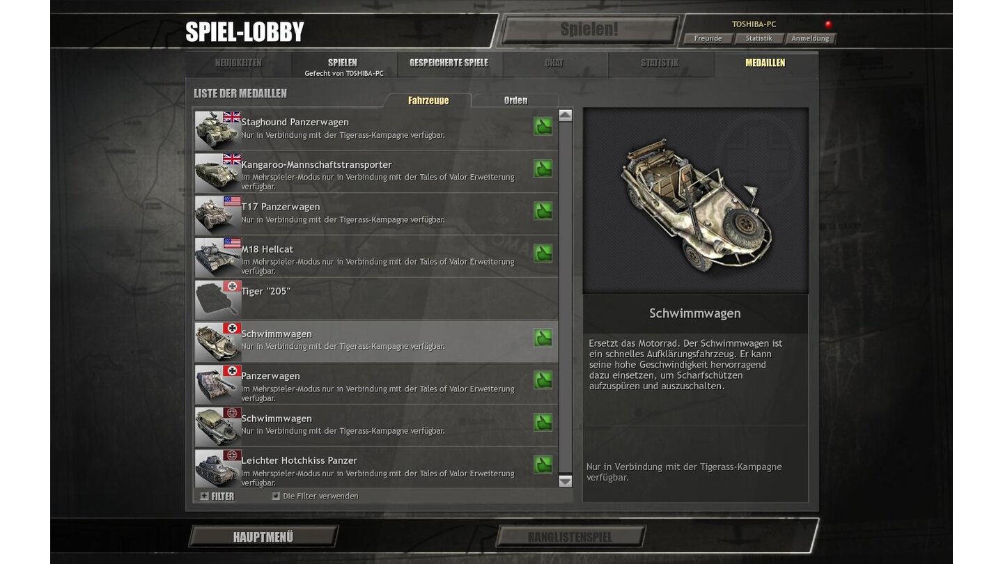 Company of Heroes: Tales of Valor - Schwimmwagen