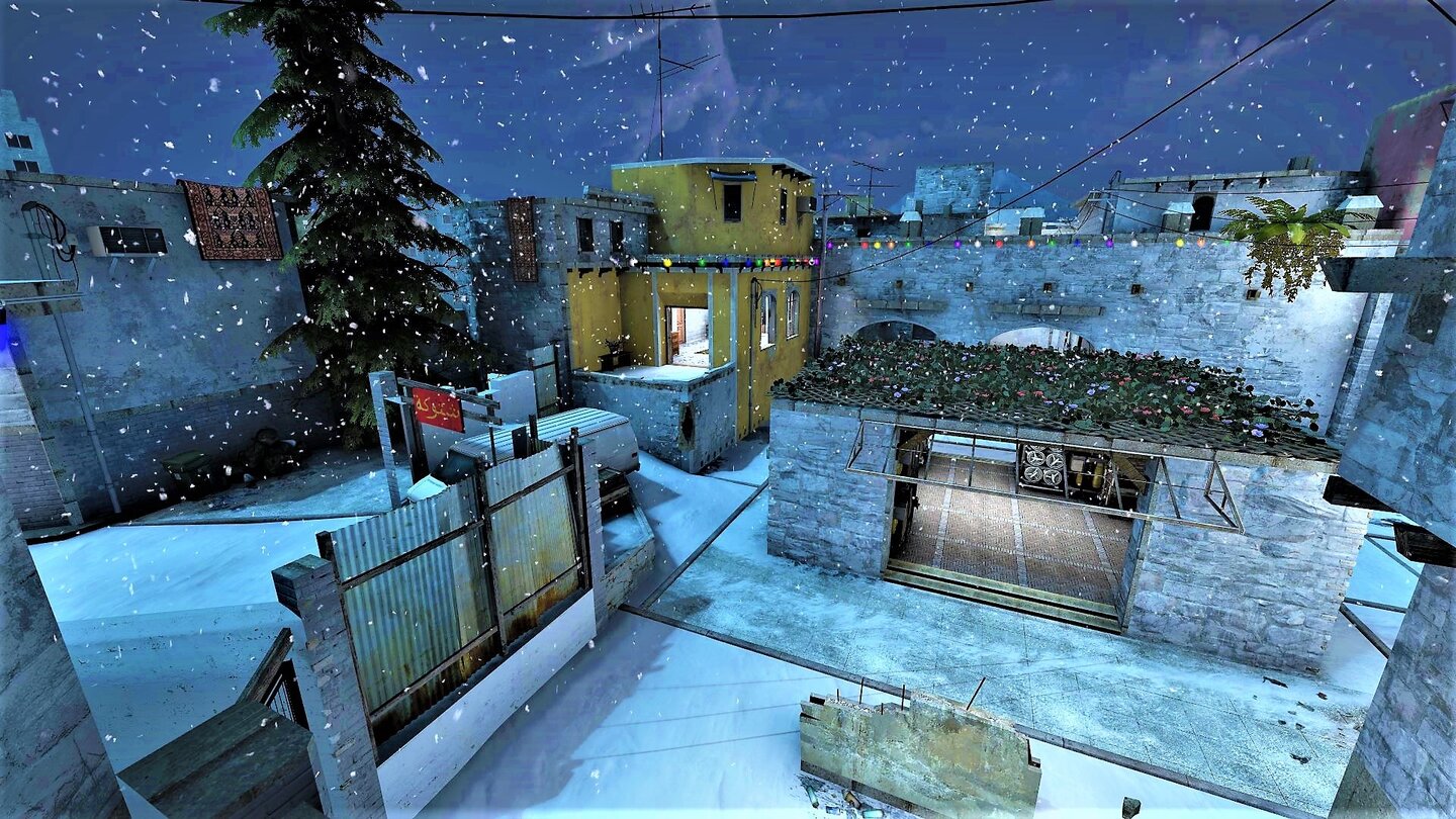 Counter-Strike: Global OffensiveScreenshots von den Maps im Weihnachts-Look