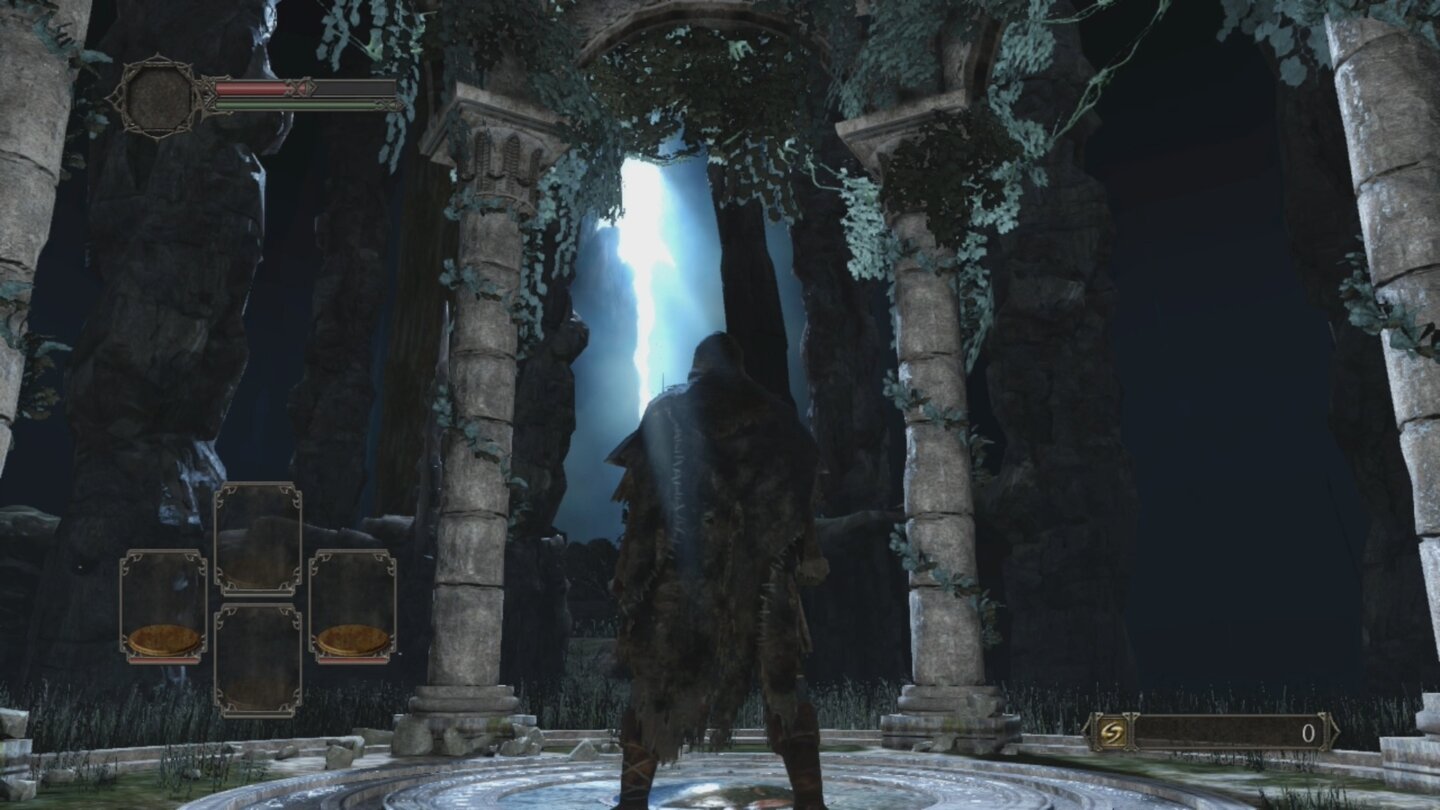 Dark Souls 2Aller Anfang ist schwer: Zu Beginn des Spiel erwachen wir in der Übergangswelt »Dazwischen«.