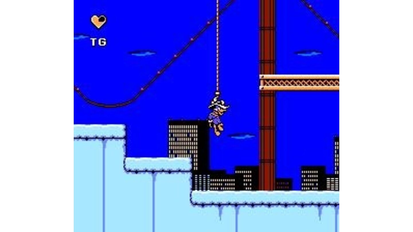 Darkwing Duck can do lots of moves for a NES game.