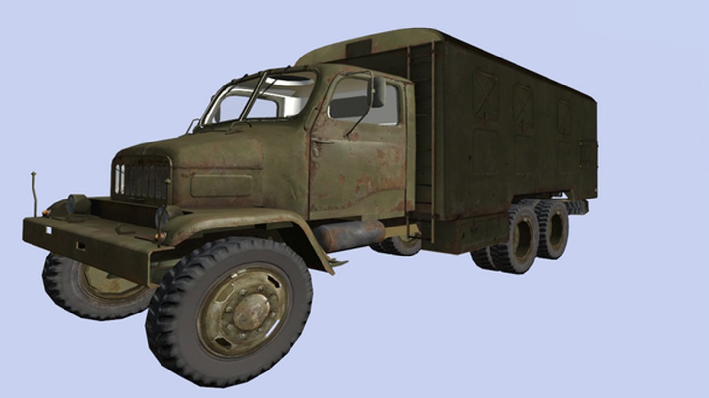 DayZ - In den Daten entdeckte FahrzeugeDie Kommando-Version des V3S-Trucks gibt es bisher lediglich als Wrack, soll aber auch als fahrbare Version erscheinen.