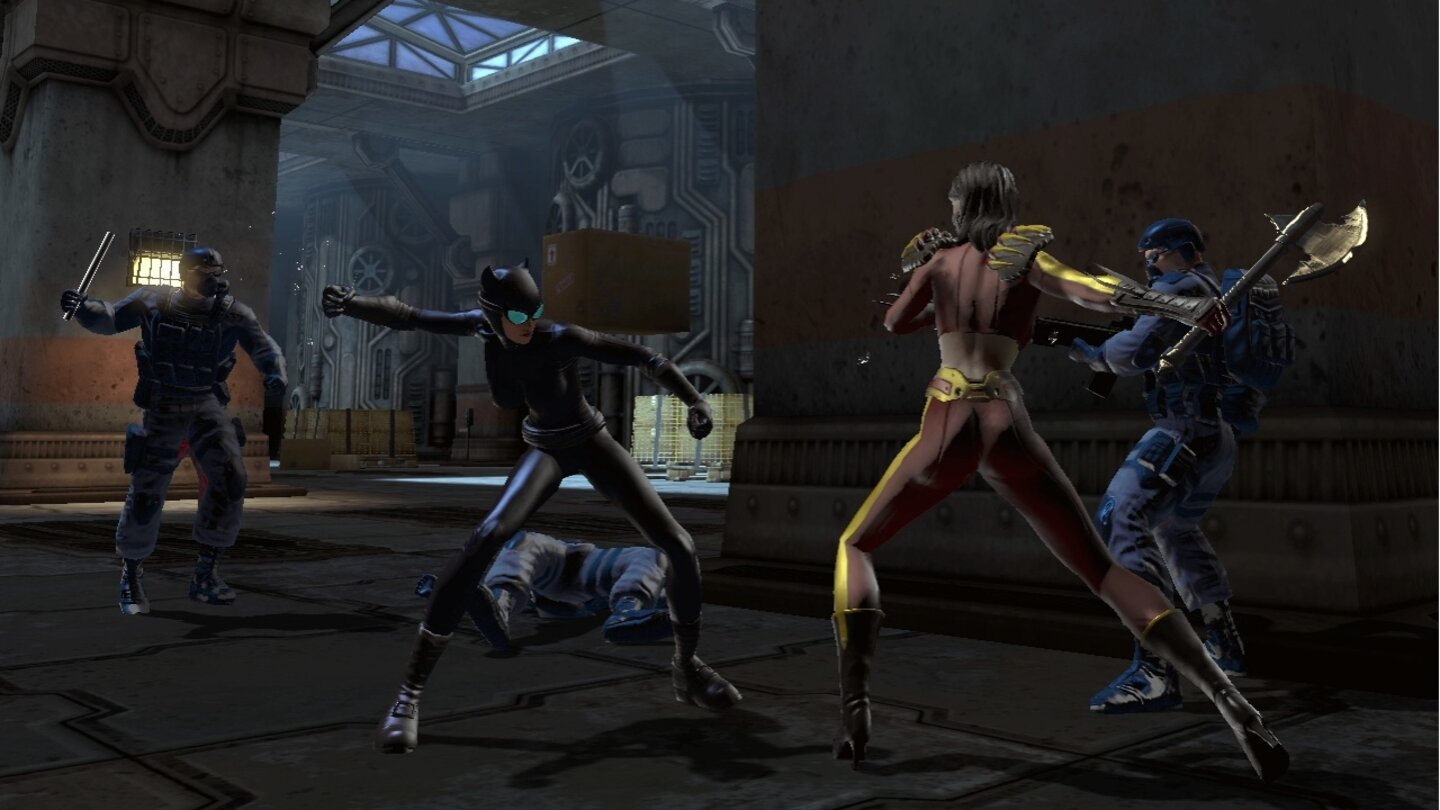 DC Universe OnlineScreenshots zum Catwoman-Update, das im Februar 2011 auf die Server von DC Universe Online aufgespielt wird und unter anderem die Katzenlady als neue Gegenspielerin liefert.