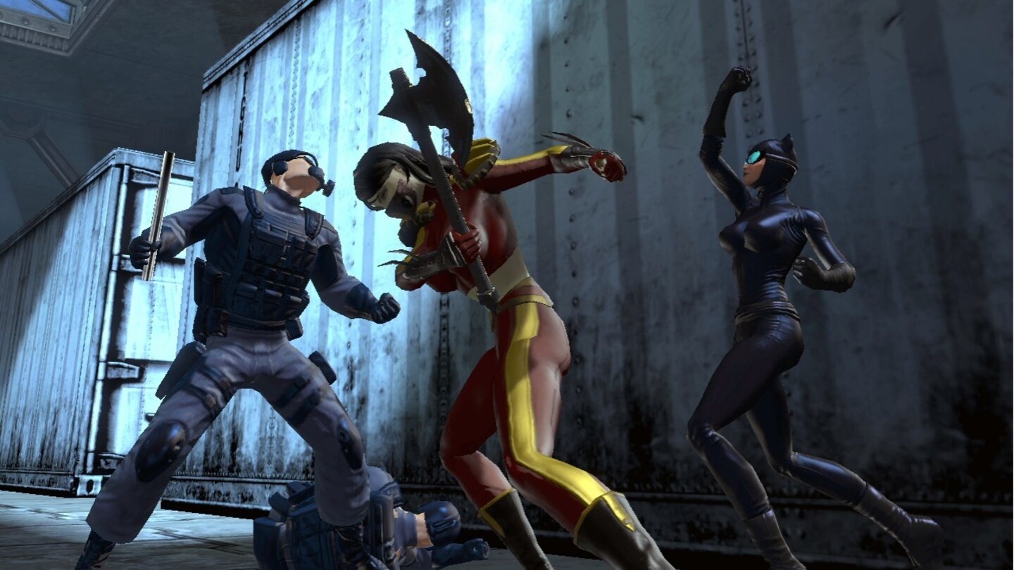 DC Universe OnlineScreenshots zum Catwoman-Update, das im Februar 2011 auf die Server von DC Universe Online aufgespielt wird und unter anderem die Katzenlady als neue Gegenspielerin liefert.