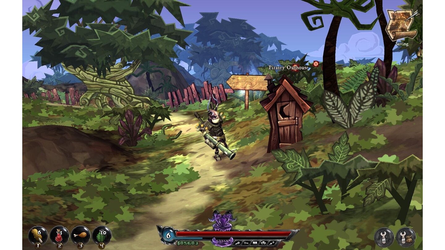 DeathSpank: Thongs of VirtuePC-Screenshots aus der Test-Version des Action-Rollenspiels.