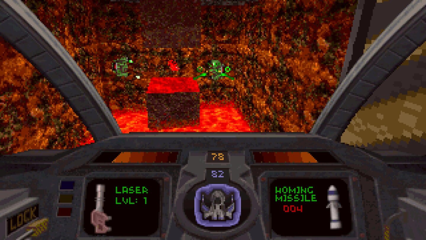 Descent (1994)Was haben wir damals über dieses innovative 3D-Actionspiel gestaunt! Statt eines weiteren Doom-Klons sorgte Parallax Software für anspruchsvolle Raumschiffgefechte in Tunnelsystemen. Neben der freien Steuerung in sechs Richtungen beeindruckte der Netzwerk-Modus. Der Nachfolger von 1996 ist gelungen, während Descent 3 (1999) enttäuschte.