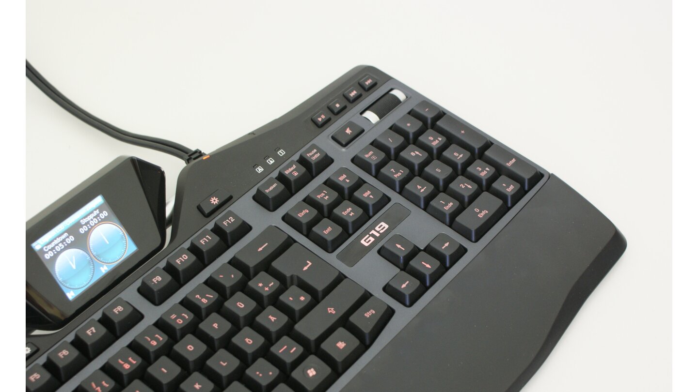 G19 mit roter Tastaturbeleuchtung