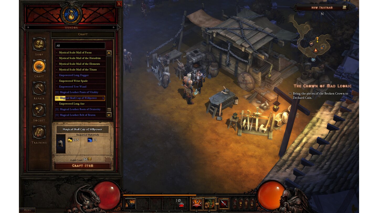 Diablo 3 - Screenshots von der gamescom 2010 (Crafting & Karawane)