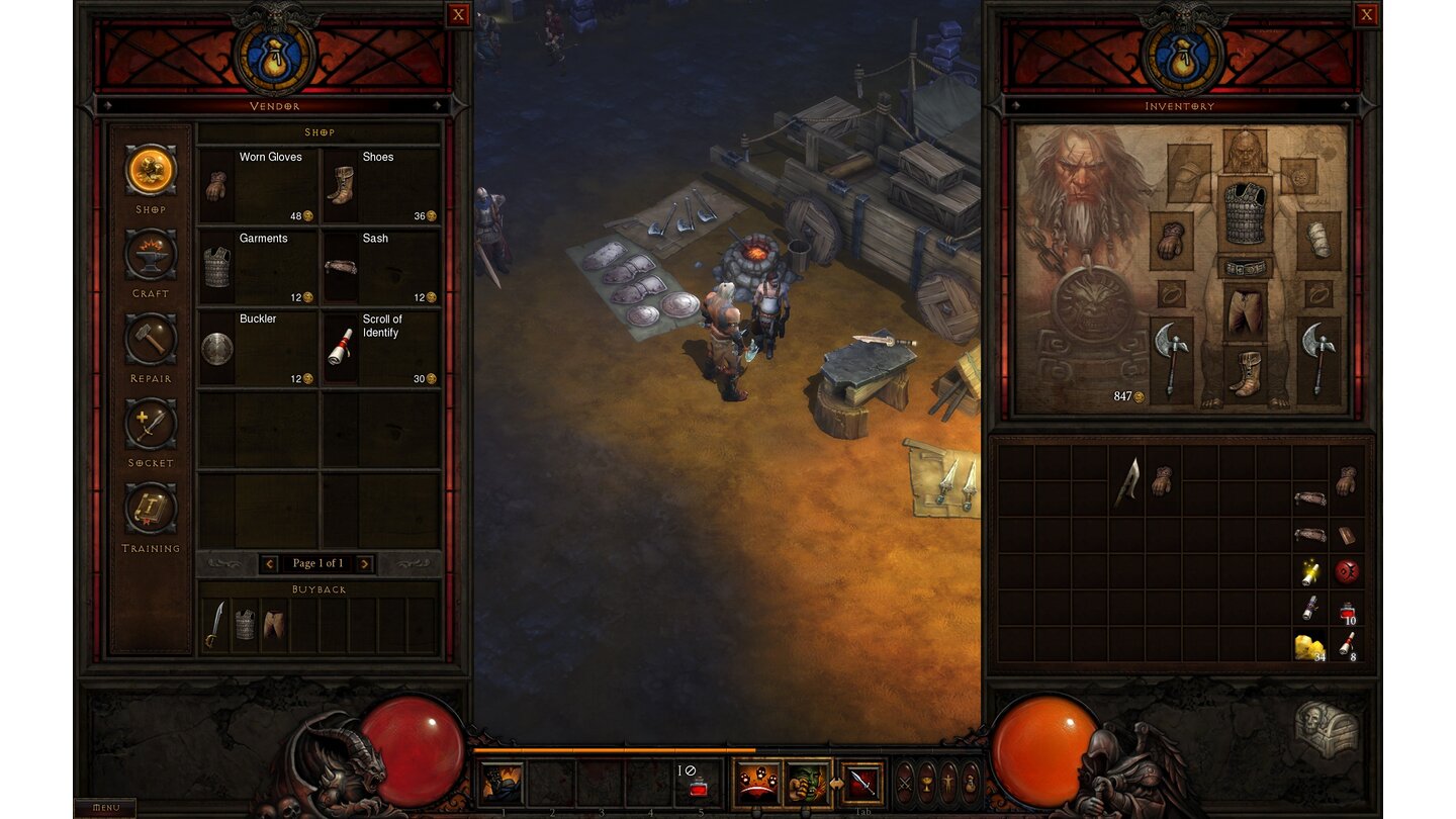 Diablo 3 - Screenshots von der gamescom 2010 (Crafting & Karawane)