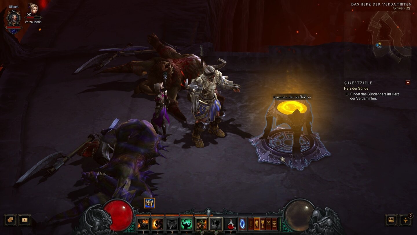 Diablo 3Brunnen der Reflexion verleihen einen Erfahrungsbonus, der aber beim Tod verloren geht.