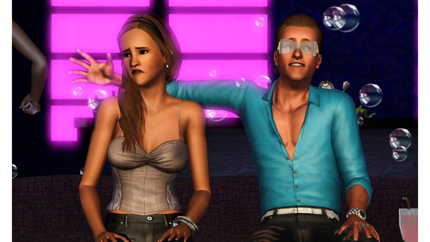 Die Sims 3: Late NightIm dritten vollwertigen Addon für die Lebenssimulation Die Sims 3 dreht sich alles um das Nachtleben und ... Vampire.