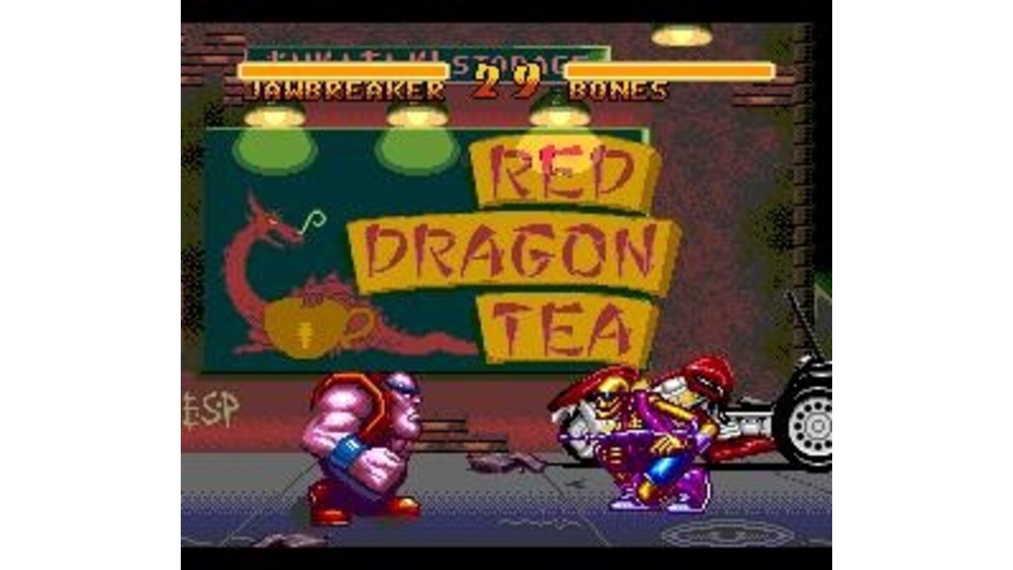Battle outside of Red Dragon Tea building
