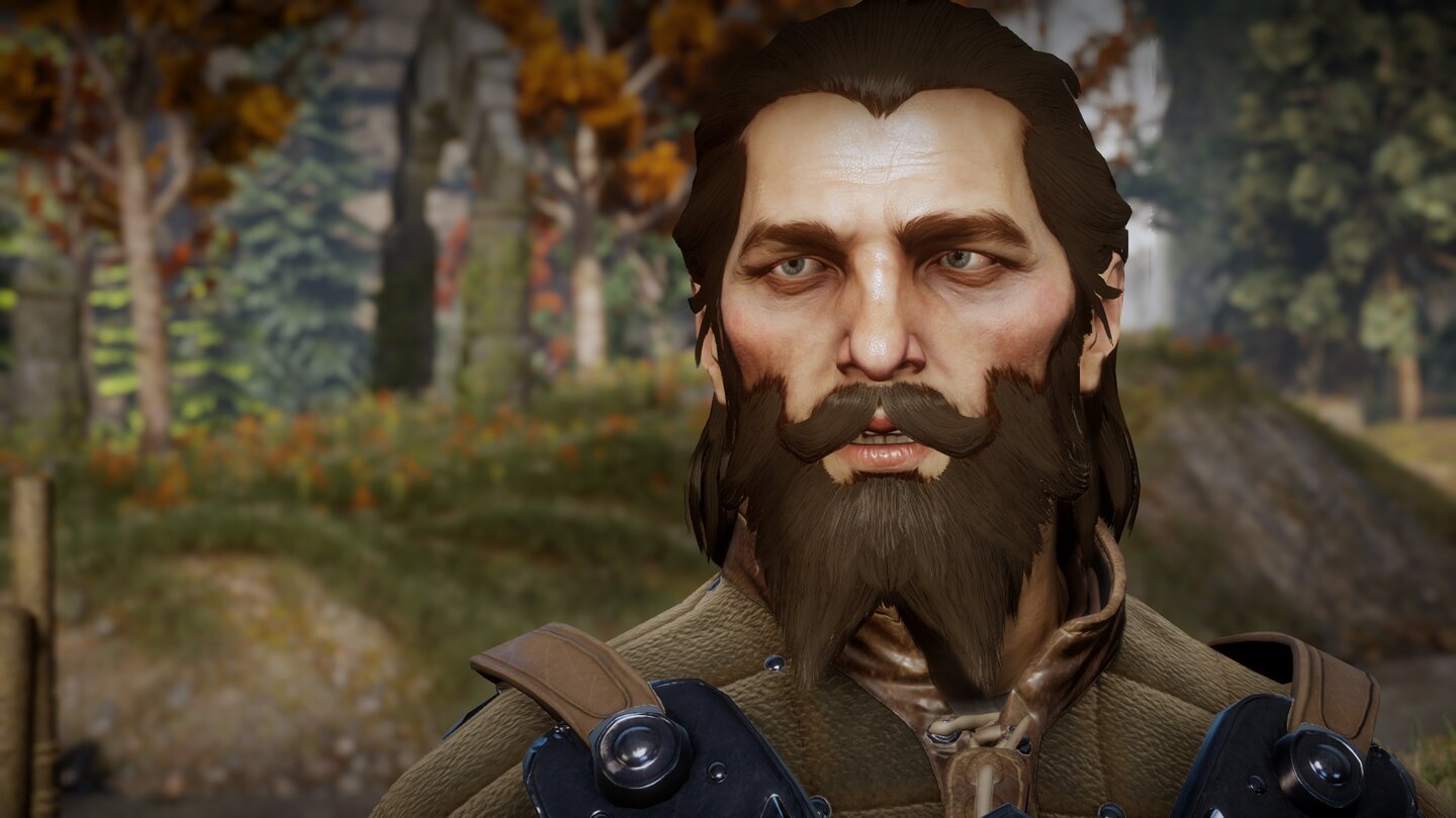 Dragon Age: InquisitionBlackwall, der Graue Wächter und Waldschrat in Personalunion, möchte eine eigene Bauernmiliz aufstellen, schließt sich aber lieber der Inquisition an.