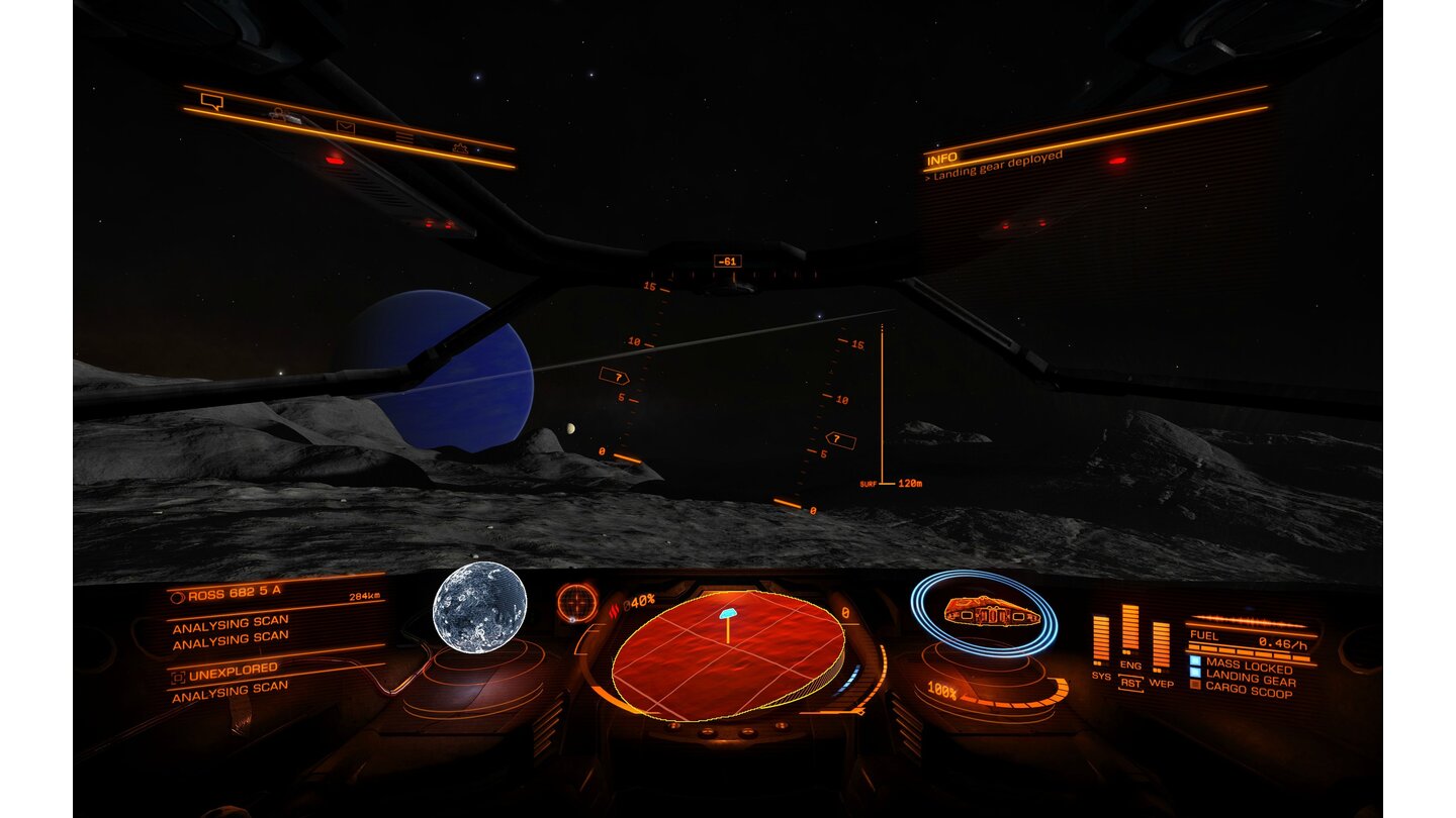 Elite: Dangerous - Horizons - Screenshots der Planetenlandung