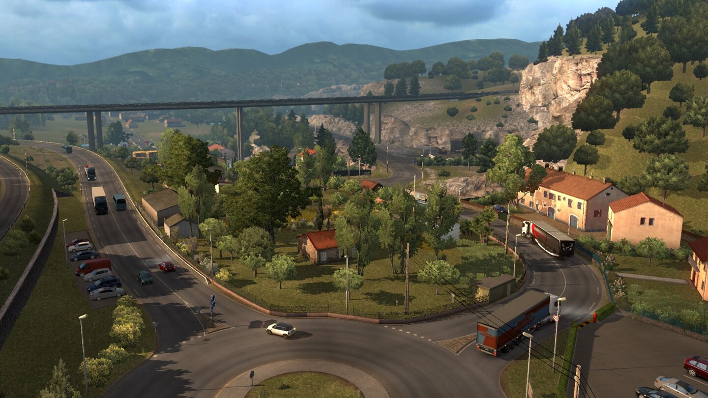 Euro Truck Simulator 2Screenshots aus der Erweiterung »Viva la France!«