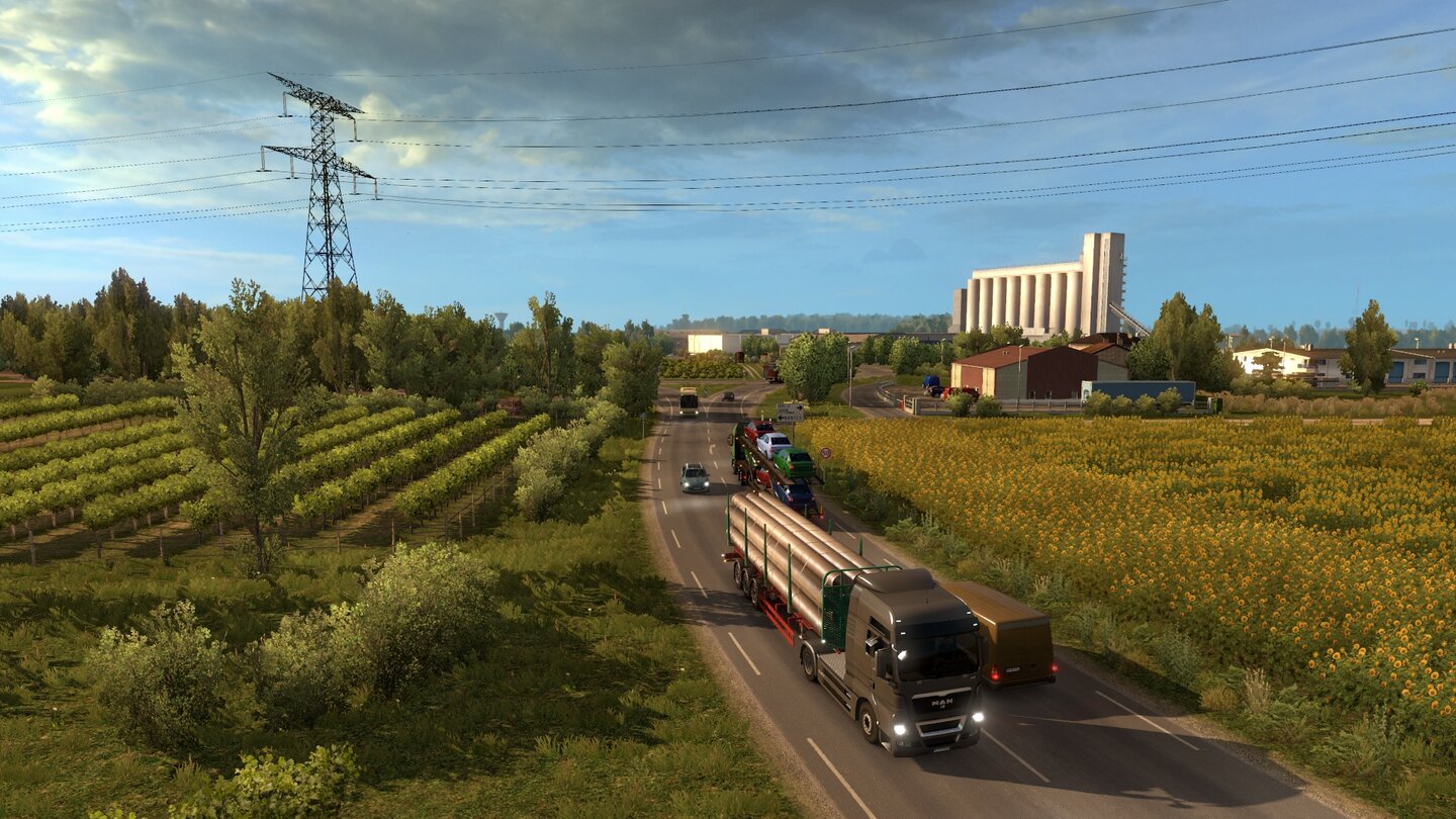 Euro Truck Simulator 2Screenshots aus der Erweiterung »Viva la France!«