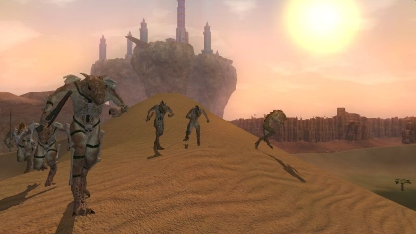 Everquest 2: Wüste der Flammen - running lizardmen in the Desert of Ro1120206867594