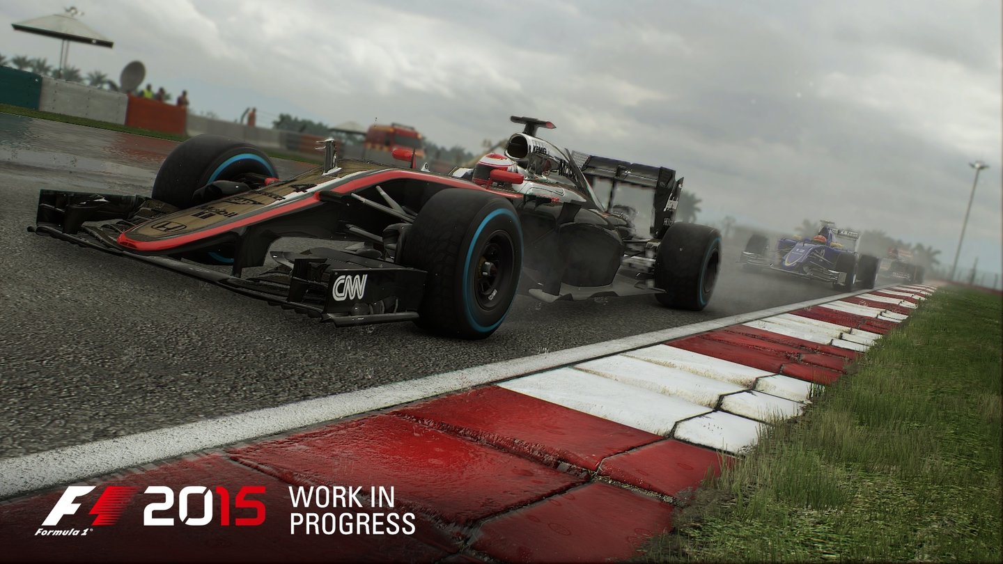 F1 2015Anfänger dürfen zahlreiche Fahrhilfen zuschalten, Profis treten im Pro-Season-Modus an.